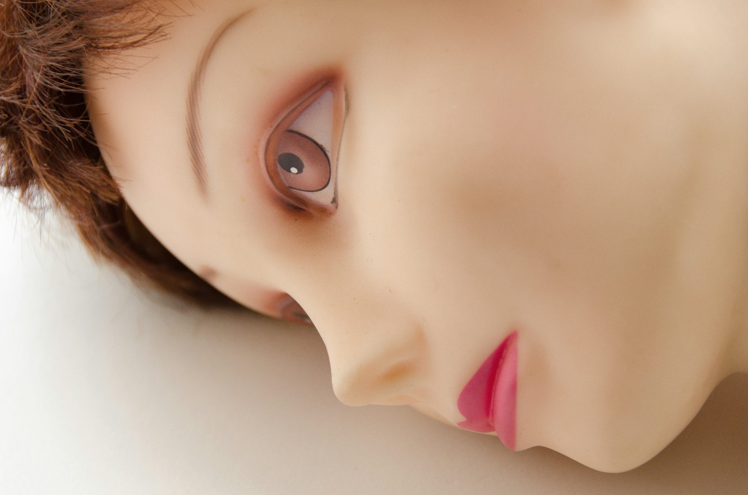 Before-and-after comparison highlighting dramatic improvement using airbrush makeup