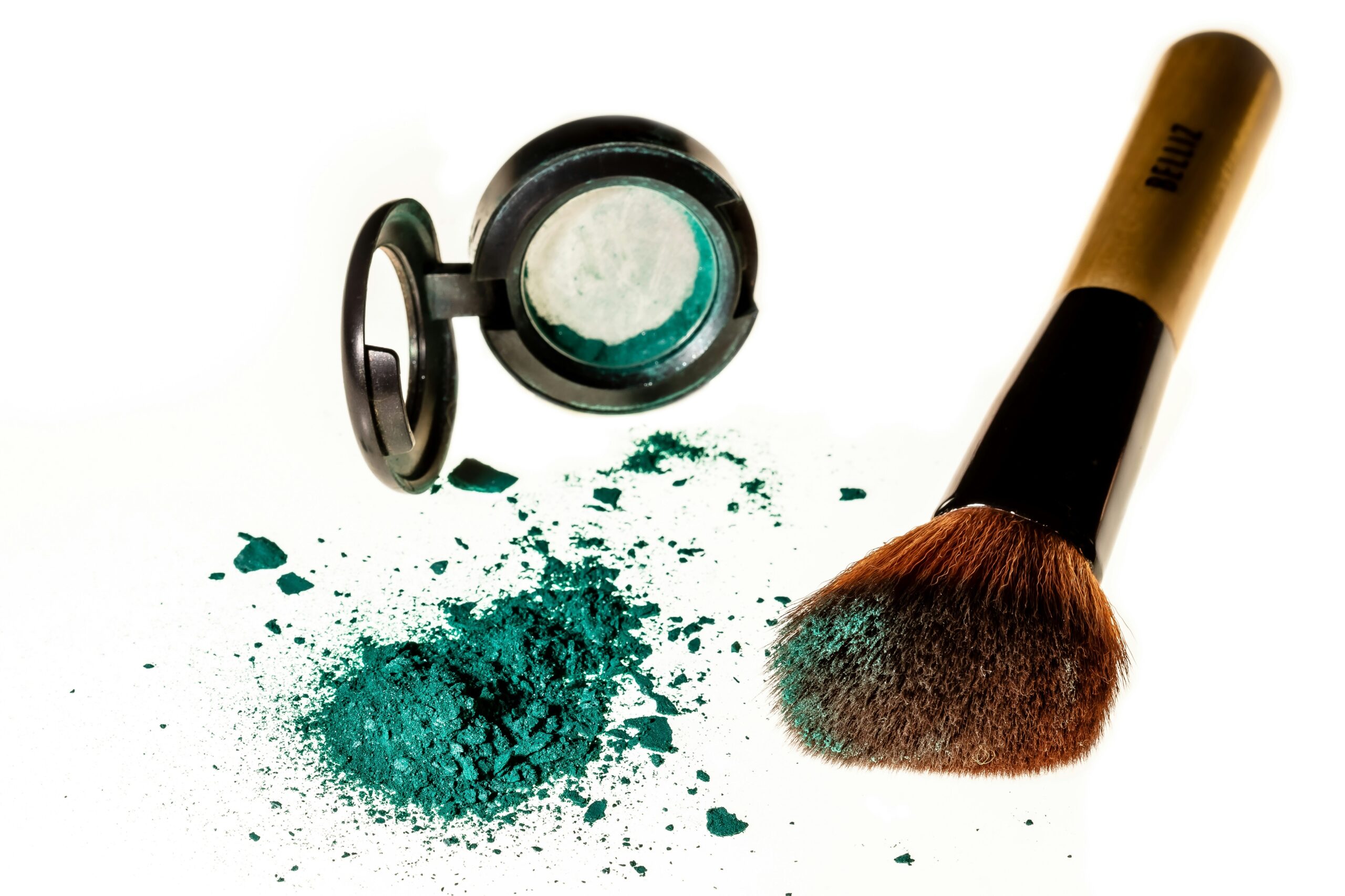 Side-by-side comparison showing smoother application with pro makeup products.